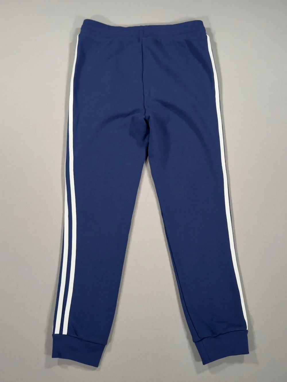 Adidas Youth M Medium Trefoil Pants Navy Blue White Stripe Joggers Tracksuit NWT